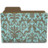 folder damask turquoisey Icon